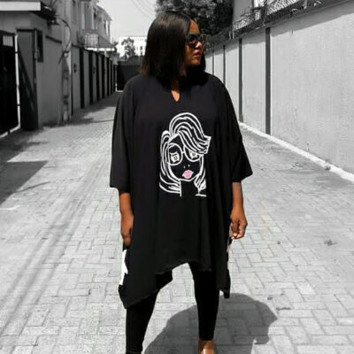 The Black Bob Hand Painted Dashiki