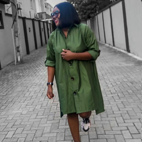 Military Inspired Shirt Dress