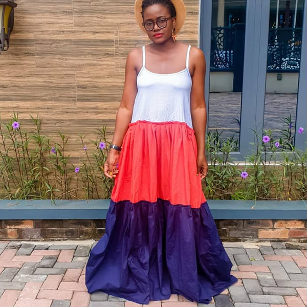 The Red Criss Cross Maxi