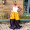 The Yellow Criss Cross Maxi