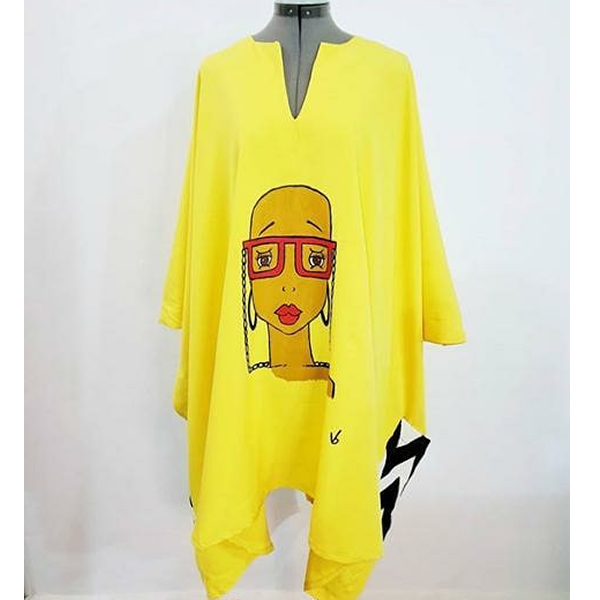 The Yellow Baldie Dashiki