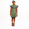 The Wide Collared Ankara Dress - Image 3
