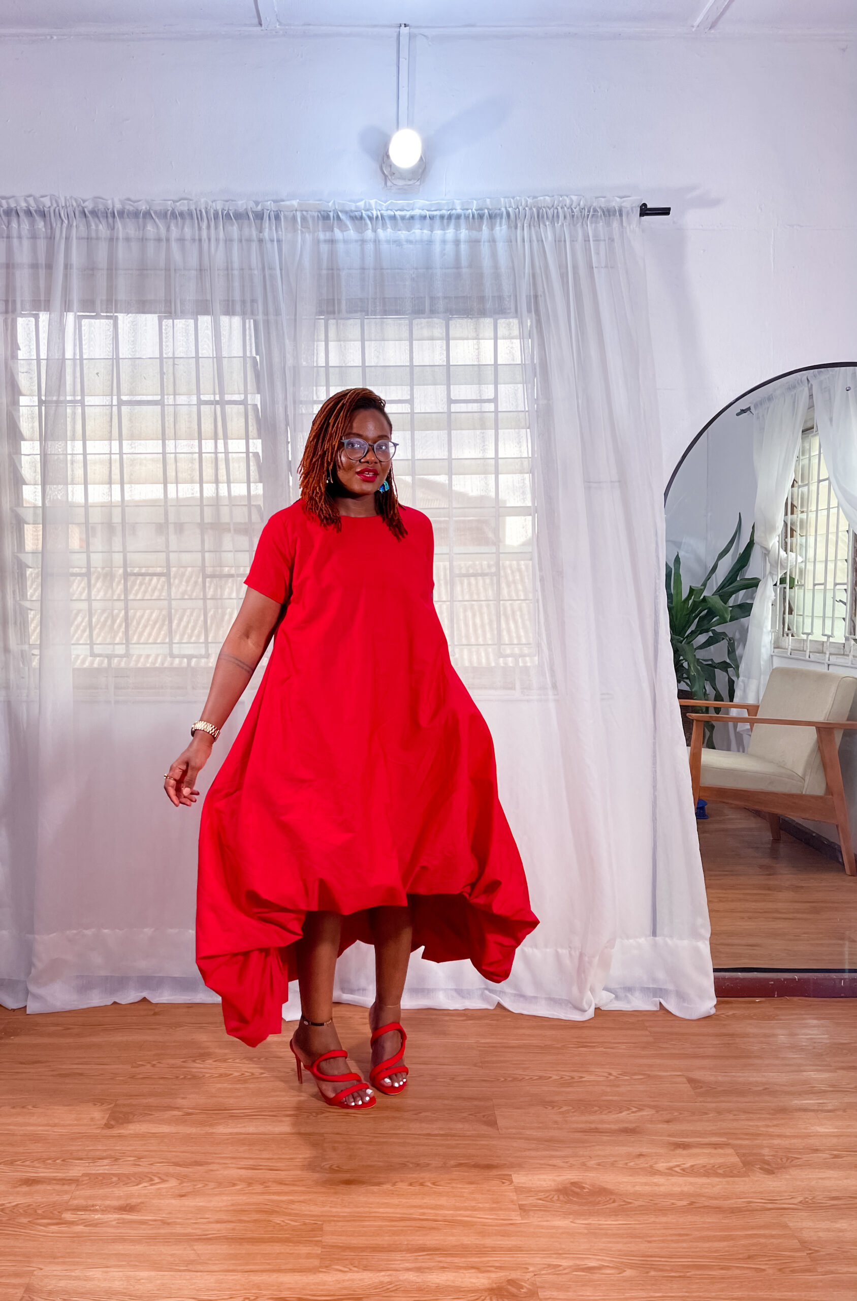 The Red Bubble Dress