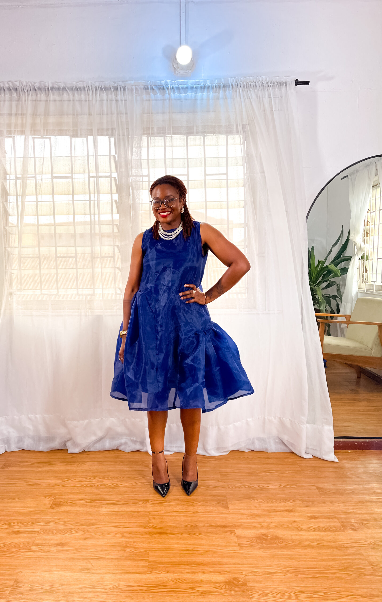 The sheer Organdy Dress