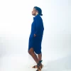 Navy blue shirt dress - Image 4