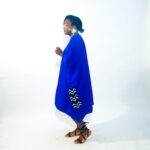 The Blue Abstract Face Dashiki - Image 3