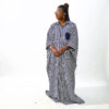 The Black And White Striped Boubou Shirt Dress
