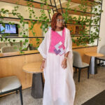 The Pink Luxe Embriodered Organdy boubou - Image 2
