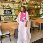 The Pink Luxe Embriodered Organdy boubou