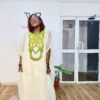 The Cream Luxe Embriodered Organdy boubou - Image 5