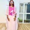 The Pink Luxe Embriodered Organdy boubou - Image 4