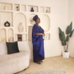The Blue Ruched dress - Image 3