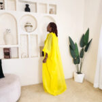 The Yellow Luxe Embriodered Organdy boubou - Image 3