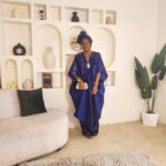 The Blue Ruched dress - Image 2