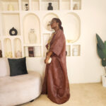 The Brown Luxe Embriodered Organdy boubou - Image 5