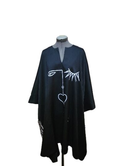 The Black Abstract Face Dashiki