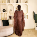 The Brown Luxe Embriodered Organdy boubou - Image 6