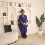 The Blue Ruched dress - Image 4