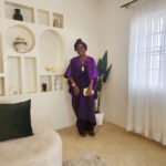 The Purple Ruched dress