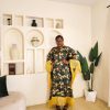 The  Green Silk Fringe Boubou