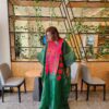 The Emerald Green Luxe Embriodered Organdy boubou - Image 3