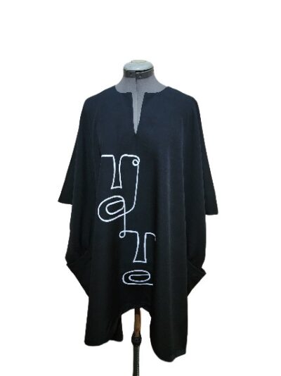 The Black Double face Dashiki