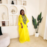 The Yellow Luxe Embriodered Organdy boubou - Image 2