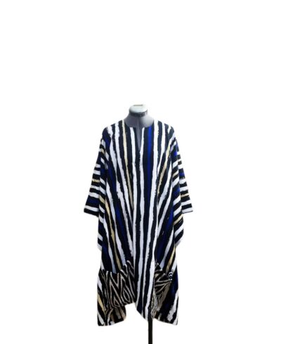 The Blue and White Striped Dashiki