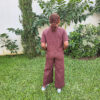 The Brown Linen 3/4 Pant Set - Image 4
