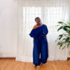 Navy Bubble Pant Set - Image 6