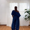 Navy Bubble Pant Set - Image 3